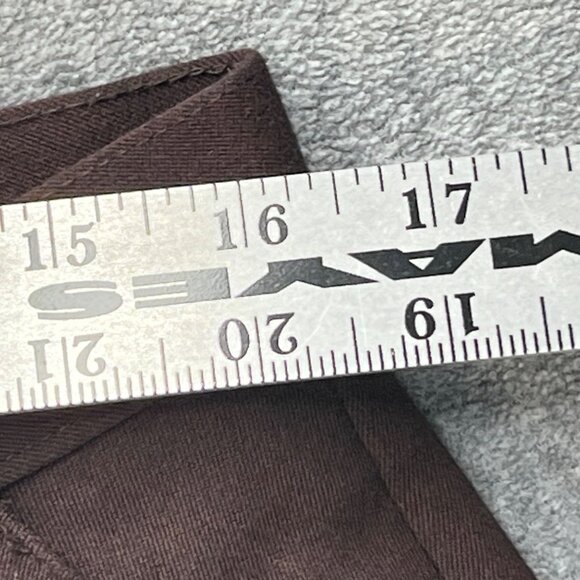 Investments Womens Brown Straight-Leg Pants Size 14R Polyester Rayon Spandex Ble - Picture 6 of 9